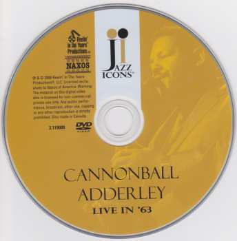 DVD Cannonball Adderley: Live In '63