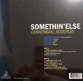 LP Cannonball Adderley: Somethin’ Else
