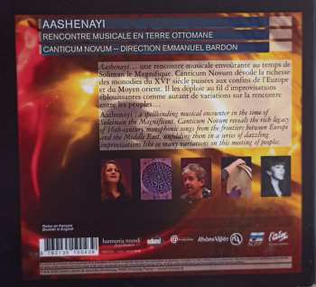 CD Canticum Novum: Aashenayi - Rencontre Musicale En Terre Ottomane DIGI