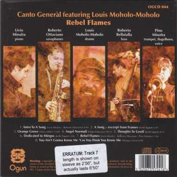 CD Louis Moholo: Rebel Flames