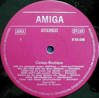 LP Cantus-Chor: Cantus-Boutique