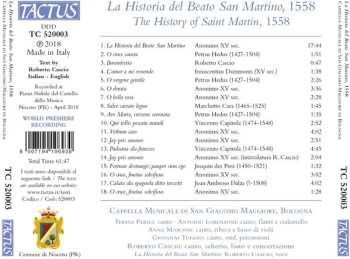 CD Cappella Musicale di San Giacomo Maggiore In Bologna: La Historia Del Beato San Martino