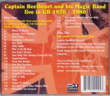 2CD Captain Beefheart: CB & MB in GB (Live In GB 1970 - 1980)