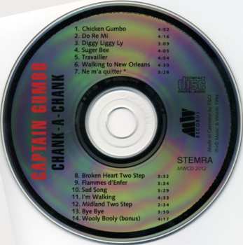 CD Captain Gumbo: Chank-A-Chank