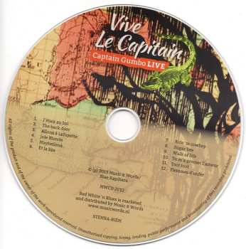 CD Captain Gumbo: Live, Vive Le Captain