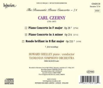 CD Howard Shelley: Piano Concerto In F Major/Piano Concerto In A Major/Rondo Brilliant
