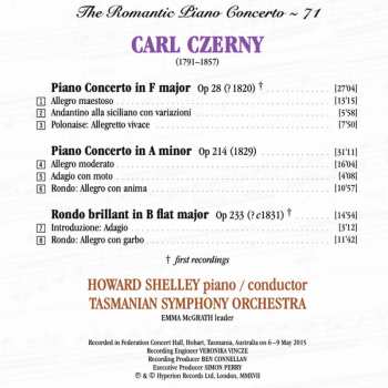 CD Howard Shelley: Piano Concerto In F Major/Piano Concerto In A Major/Rondo Brilliant