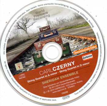 2CD Carl Czerny: String Quartets