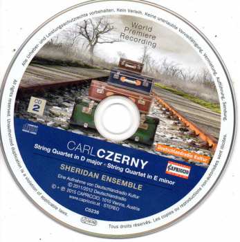2CD Carl Czerny: String Quartets