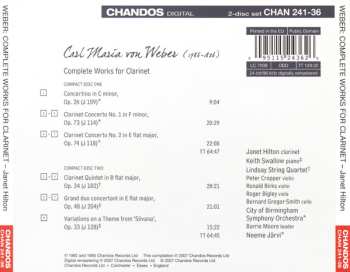 2CD City Of Birmingham Symphony Orchestra: Complete Works For Clarinet