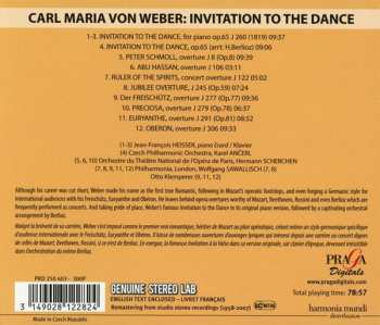 CD Otto Klemperer: Invitation To The Dance; Overtures