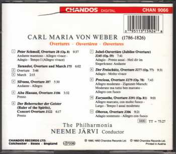 CD Carl Maria von Weber: Overtures