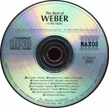 CD Carl Maria von Weber: The Best Of Weber