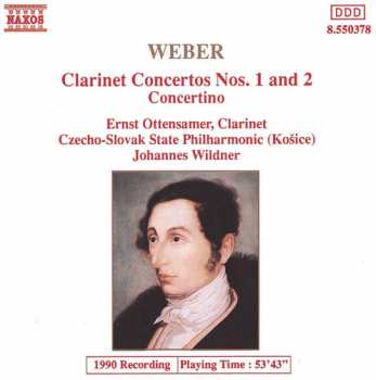 CD Carl Maria von Weber: Clarinet Concertos • Concertino