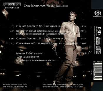 SACD Carl Maria von Weber: Weber: Clarinet Concertos & Quintet