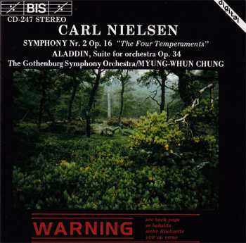 CD Göteborgs Symfoniker: Symphony Nr. 2 Op. 16 "The Four Temperaments" / Aladdin, Suite For Orchestra Op. 34
