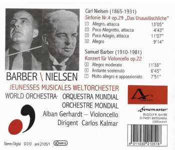 CD Samuel Barber: Sinfonie Nr. 4 Op. 29 "Das Unauslöschliche" / Konzert Für Violoncello Op. 22