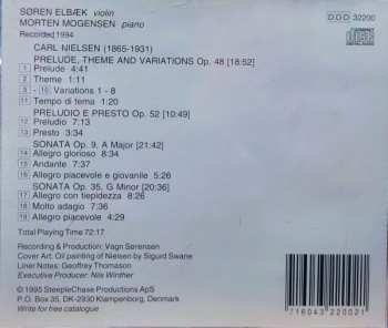 CD Carl Nielsen: Violin Works
