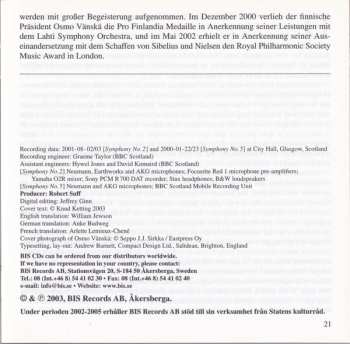 CD Carl Nielsen: Symphonies 2 (The Four Temperaments) & 5