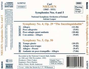 2CD Carl Nielsen: Symphonies Nos. 1 To 6 (Complete)