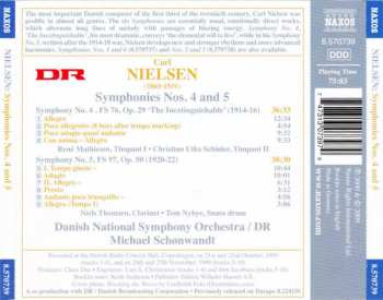 CD Michael Schønwandt: Symphony No. 4  "The Inextinguishable" - Symphony No. 5
