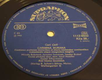 LP Carl Orff: Carmina Burana