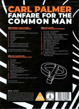 3CD/Dobozkészlet/Blu-ray Carl Palmer: Fanfare For The Common Man