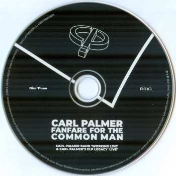 3CD/Dobozkészlet/Blu-ray Carl Palmer: Fanfare For The Common Man