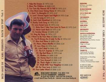 4CD/Dobozkészlet Carl Perkins: Back On Top