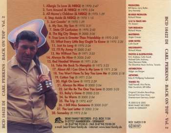 4CD/Dobozkészlet Carl Perkins: Back On Top