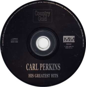 CD Carl Perkins: His Greatest Hits