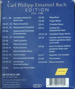 60CD Carl Philipp Emanuel Bach: Edition Completed