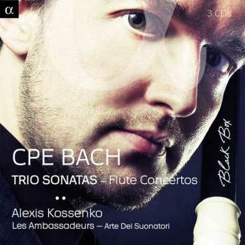 3CD/Dobozkészlet Carl Philipp Emanuel Bach: Trio sonatas - Flute Concertos