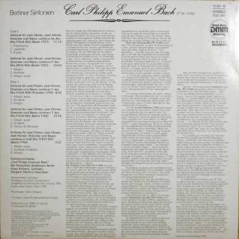 LP Carl Philipp Emanuel Bach: Berliner Sinfonien