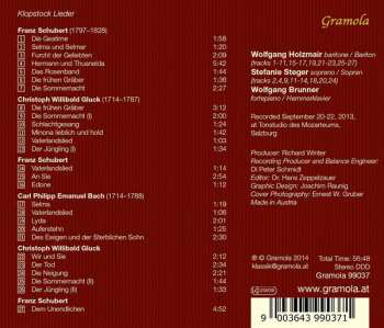 CD Franz Schubert: Klopstock Lieder