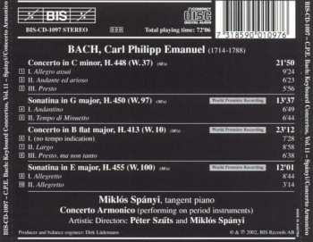 CD Carl Philipp Emanuel Bach: The Complete Keyboard Concertos - Volume 11