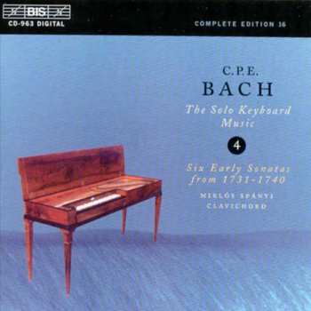 Album Carl Philipp Emanuel Bach: Six Early Sonatas from 1731-1740