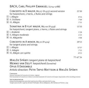 CD Carl Philipp Emanuel Bach: The Complete Keyboard Concertos - Volume 16