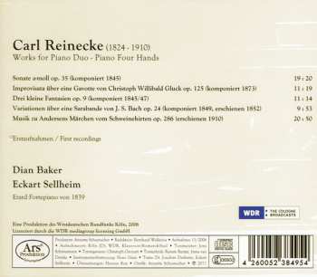 CD Carl Reinecke: Works For Piano Duo (Piano Four Hands)