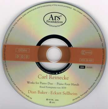 CD Carl Reinecke: Works For Piano Duo (Piano Four Hands)