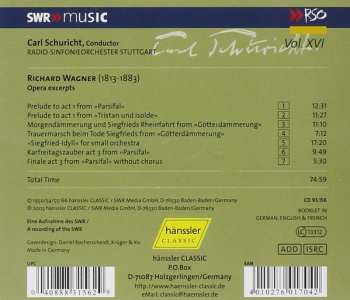 CD Richard Wagner: Opera Excerpts: »Parsifal«; »Tristan Und Isolde«; »Götterdämmerung«; »Siegfried-Idyll« For Small Orchestra