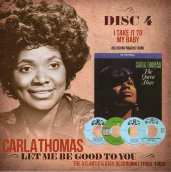 4CD/Dobozkészlet Carla Thomas: Let Me Be Good To You (The Atlantic & Stax Recordings 1960-1968)