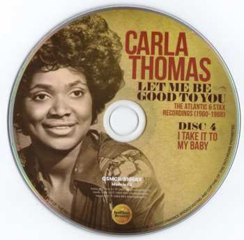 4CD/Dobozkészlet Carla Thomas: Let Me Be Good To You (The Atlantic & Stax Recordings 1960-1968)