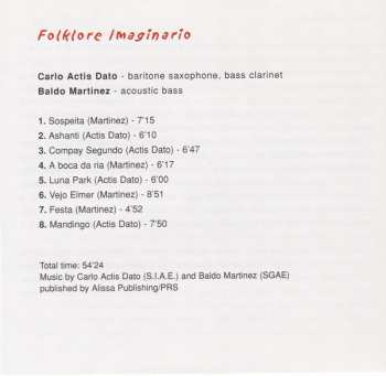 CD Baldo Martinez: Folklore Imaginario