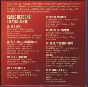17CD Carlo Bergonzi: Carlo Bergonzi - The Verdi Tenor
