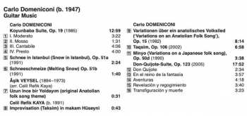 CD Carlo Domeniconi: Guitar Music Of Carlo Domeniconi