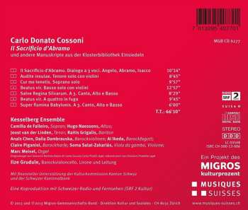 CD Carlo Donato Cossoni: Il Sacrificio d'Abramo