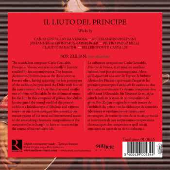 CD Carlo Gesualdo: Il Liuto Del Principe