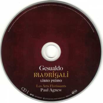 2CD Les Arts Florissants: Madrigali (Libri Primo & Secondo)