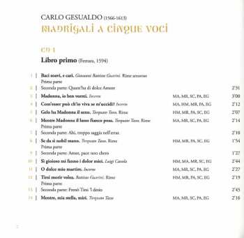 2CD Les Arts Florissants: Madrigali (Libri Primo & Secondo)